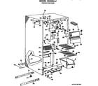 Hotpoint CSX20LLJ freezer section diagram