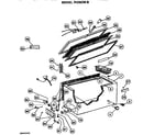 Hotpoint FH26CMB freezer section diagram