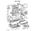 Hotpoint CTX22DLFRAD cabinet parts diagram