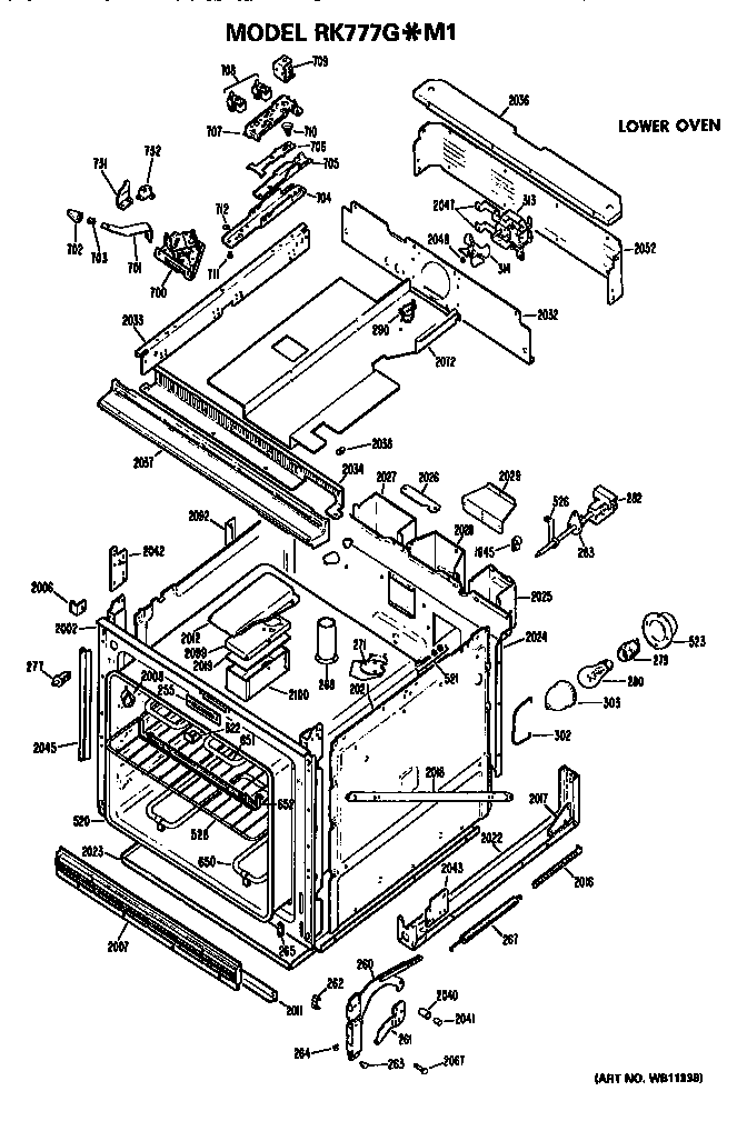 Lower oven