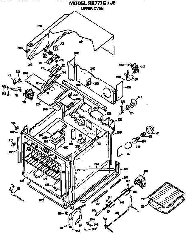 Upper oven
