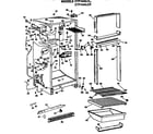 Hotpoint CTF14ALCR cabinet parts diagram