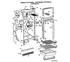 Hotpoint CTFP16CLBL cabinet parts diagram