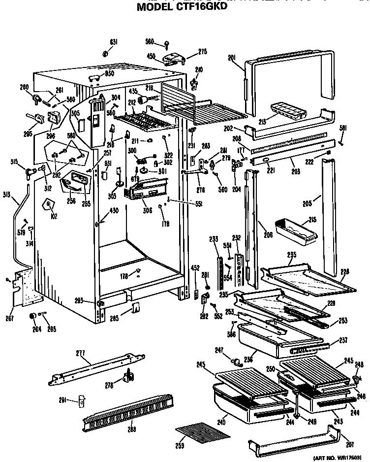 CABINET PARTS