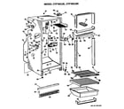 Hotpoint CTF16CLBL cabinet parts diagram