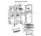 Hotpoint CTFP14CLBL cabinet parts diagram