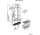 Hotpoint FV21CLD cabinet parts diagram