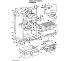 Hotpoint CTX24GLGRAD cabinet parts diagram