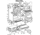 Hotpoint CTX22GLGRWH cabinet parts diagram