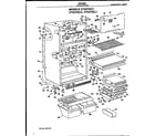 Hotpoint CTX21GLJRWH cabinet parts diagram