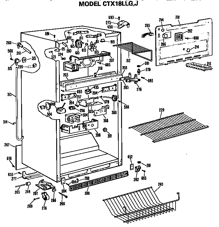 Cabinet parts