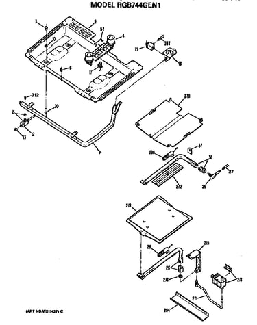 Burner section