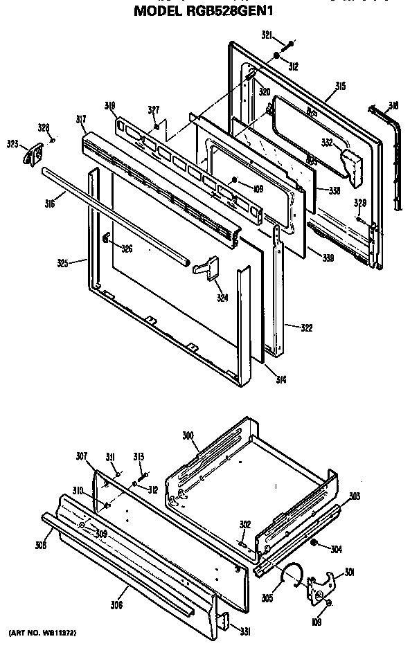 Oven door