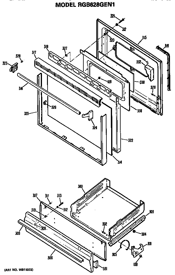 OVEN DOOR