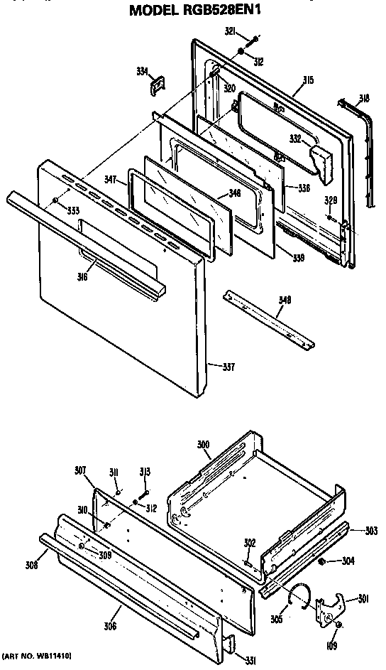 Oven door