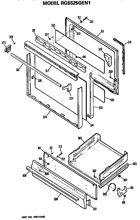Oven door