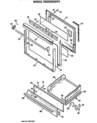 Oven door