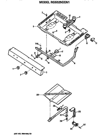 Burner section
