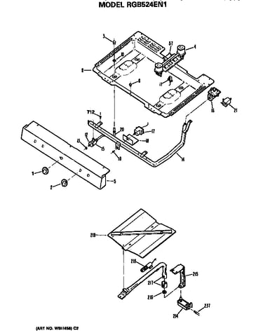 Burner section