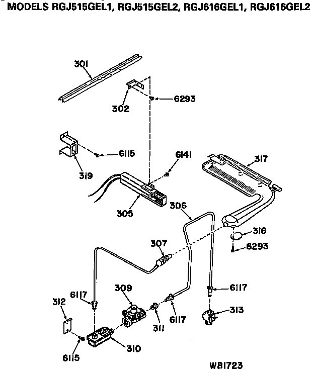 Burner section