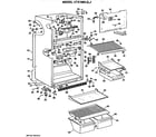 Hotpoint CTX18KLJRWH cabinet parts diagram