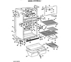 Hotpoint CTX18ELJRAD cabinet parts diagram