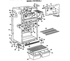Hotpoint CTX18CLJRWH cabinet parts diagram