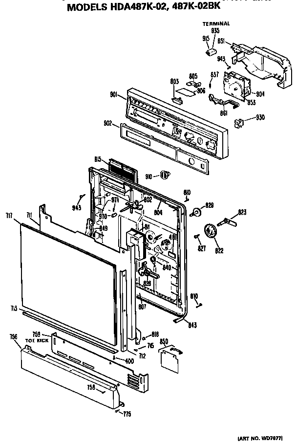 FRONT/CONTROL PANEL