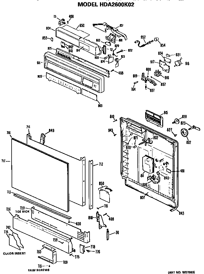 FRONT/CONTROL PANEL