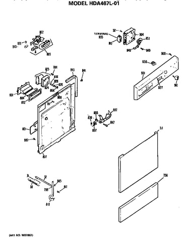 Front/control panel