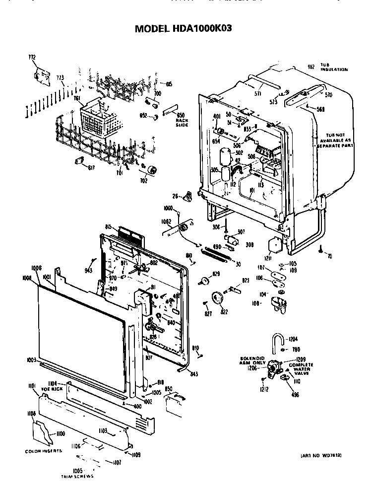 Tub/panel
