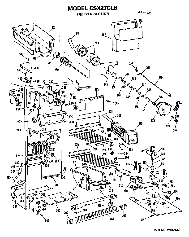 Freezer section