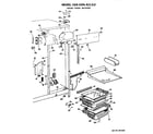 Hotpoint CSX22DLE fresh food section diagram
