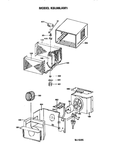 Air flow and cabinet parts
