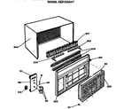 Hotpoint KED12AAV1 grille assembly diagram