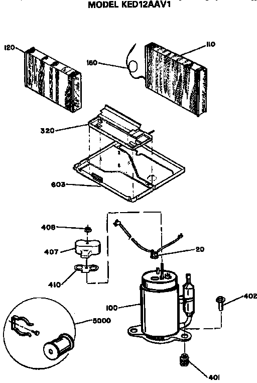 Base pan and compressor assembly