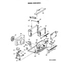 Hotpoint KCM12DBX1 base pan assembly diagram