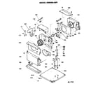 Hotpoint KMS06LAM1 base pan and air flow assembly diagram