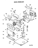 Base pan and air flow assembly