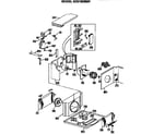Hotpoint KCS18DBM1 base pan and air flow assembly diagram