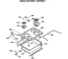 Hotpoint RF512G0L1 cooktop diagram
