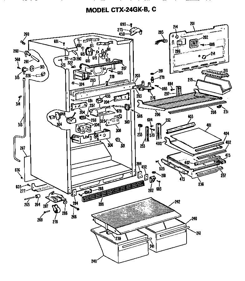 Cabinet parts