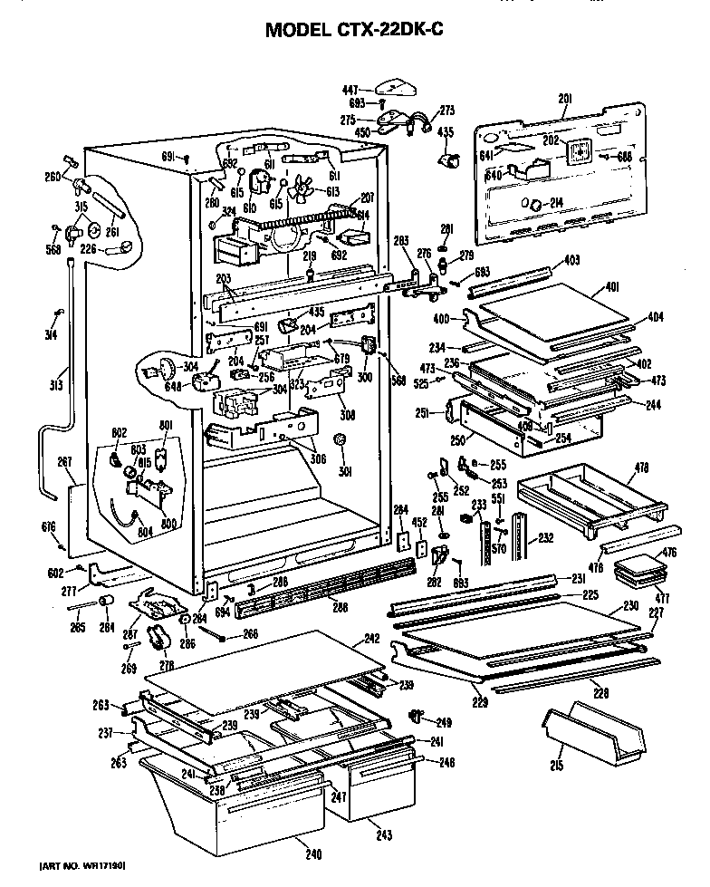 CABINET PARTS