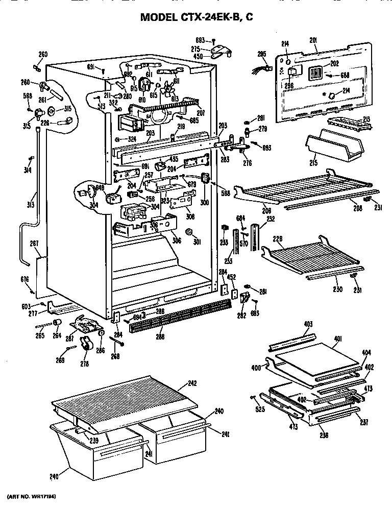 Cabinet parts