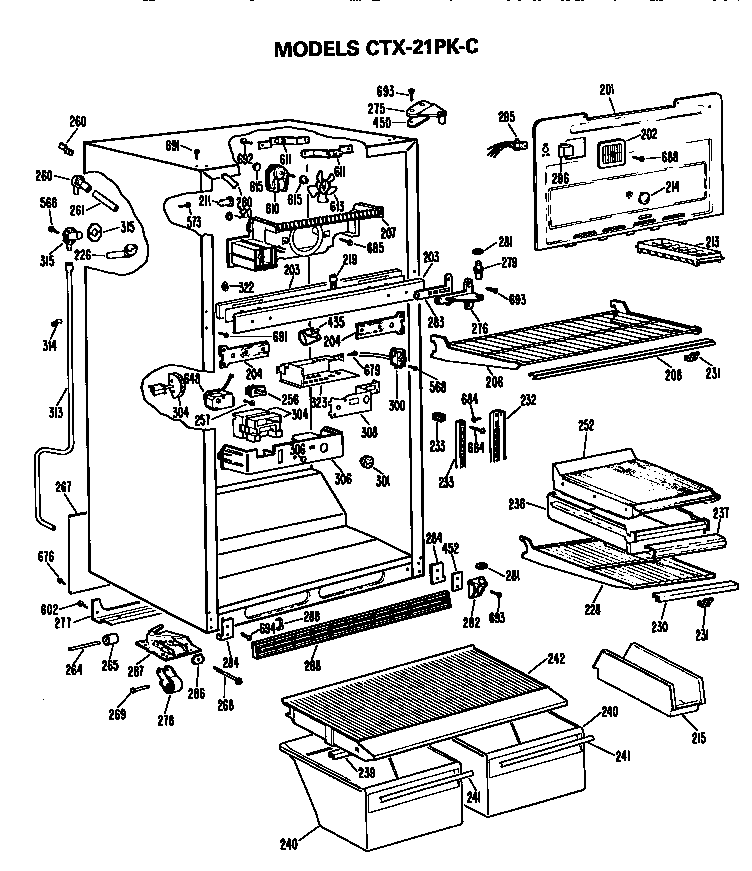 CABINET PARTS