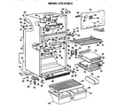 Hotpoint CTX21GKCR cabinet parts diagram