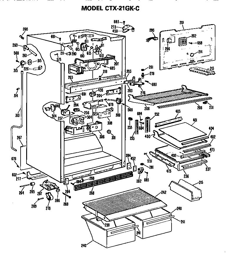 Cabinet parts