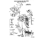 Hotpoint WLW3300BCL cabinet and suspension diagram