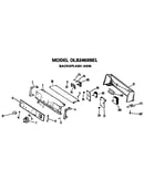 Backsplash for dlb2450bel only
