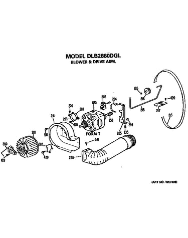 Blower and drive assembly